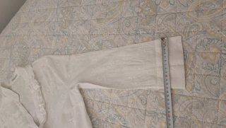 Blusa Massimo Dutti blanca bordada