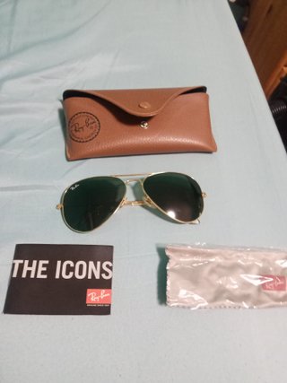 Gafas de sol Ray-Ban Aviator doradas