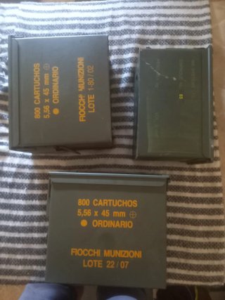 Caja Munición Fiocchi 800 Cartuchos 5,56x45