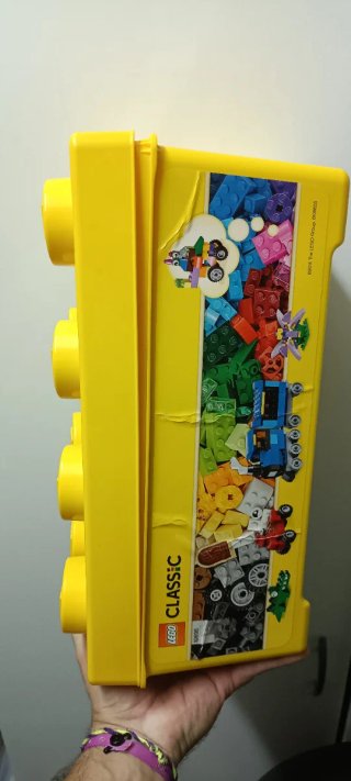 Scatole di pezzi Lego