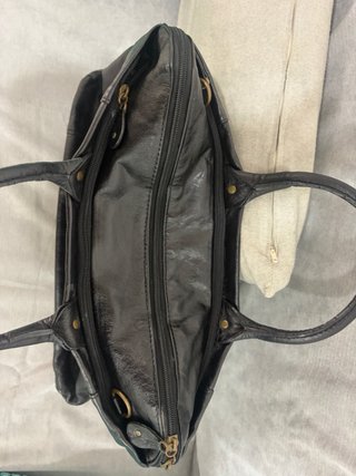 Maletín Cuero Vacuno Argentino Negro