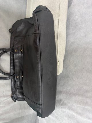 Maletín Cuero Vacuno Argentino Negro