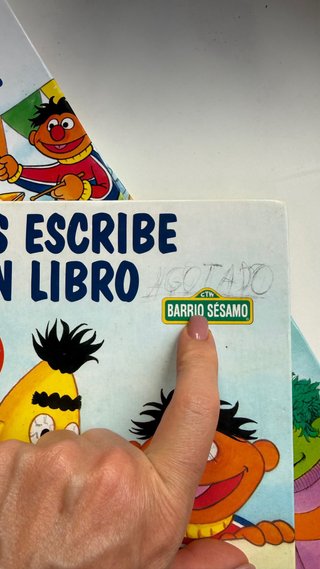 Lote 6 libros Barrio Sésamo – 10 €