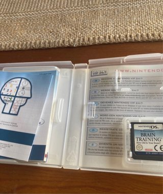 videojuego nintendo DS Brain Training