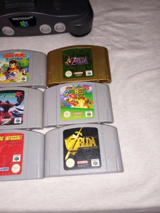 Nintendo 64 Nera con Espansione e 6 Giochi