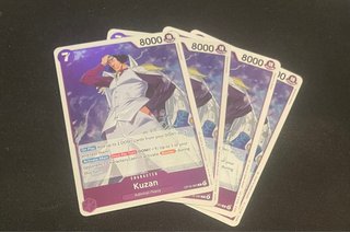 Lote 4 cartas One Piece Kuzan OP16-063