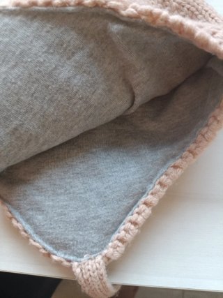 Gorro de niña tejido con elefante para 1-3 años