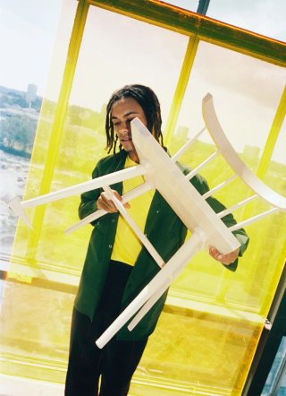 Silla Markerad, madera de haya