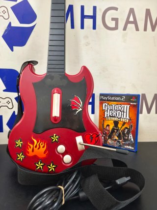 PS2 Guitarra  + Juego