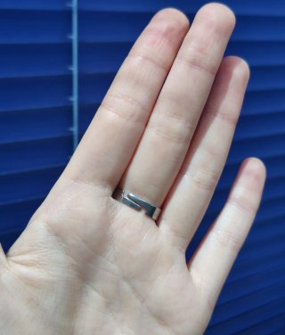 Anello Cuore Aurora Boreale