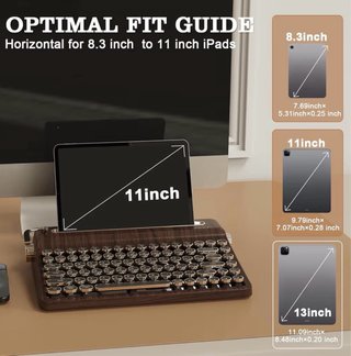 Teclado Máquina Escribir YUNZII QL75 Inalámbrico