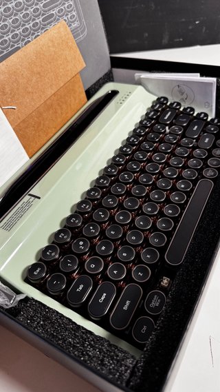 Teclado Máquina Escribir YUNZII QL75 Inalámbrico