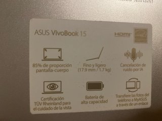 Portátil ASUS VivoBook Intel Core i5