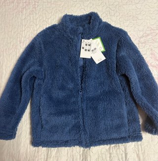 Chaqueta polar azul marino