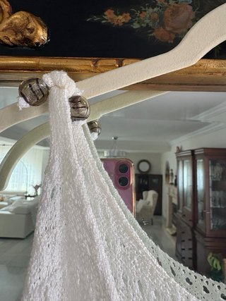 Vestido blanco de crochet
