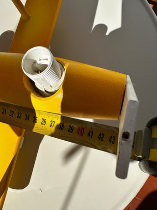 Lámpara infantil avión amarillo 2 bombillas E14