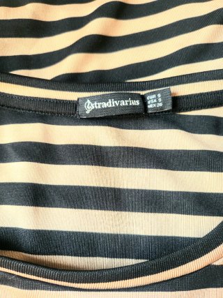 Camiseta Stradivarius rayas S/M
