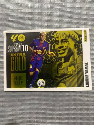 Cromo Lamine Yamal Supreme10 Extra Gold