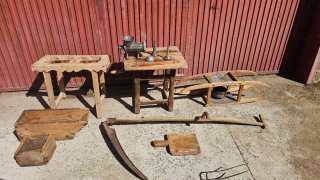 Lote Antigüedades Herramientas Campo