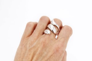 Anillo de plata  de 925. Ref:030-01-01336