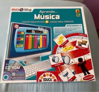 Juego Educa Aprendo Música CD-ROM 15 Juegos