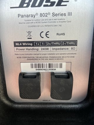 2 Altavoces Bose 802 Serie III en perfecto estado