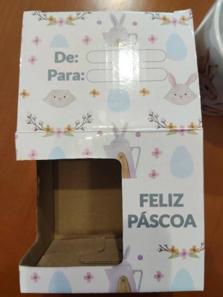 Caneca Padrinho Feliz Páscoa