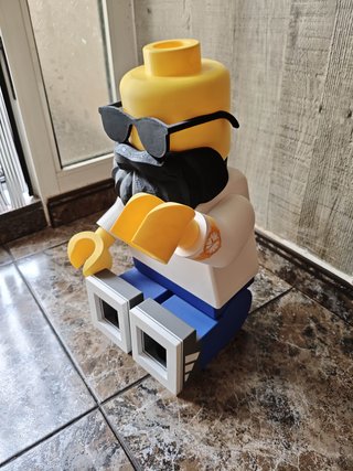 Muñeco estilo Lego personalizado 3D