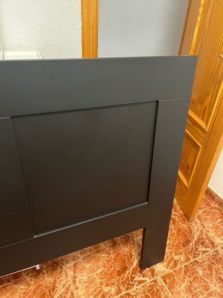 Cabecero Cama 150cm Madera Compactada Negro