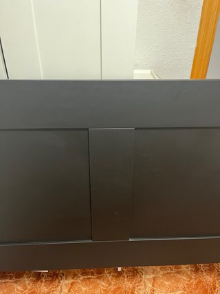 Cabecero Cama 150cm Madera Compactada Negro