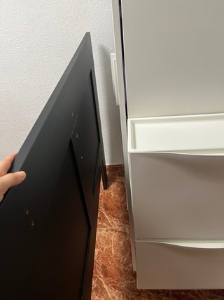 Cabecero Cama 150cm Madera Compactada Negro