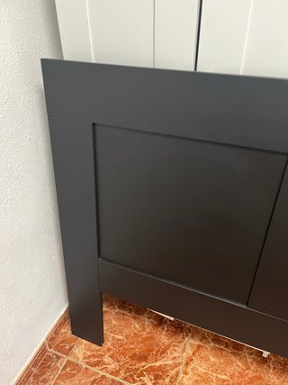 Cabecero Cama 150cm Madera Compactada Negro