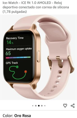 Reloj Ice Watch Ice Fit Rosa y Oro sin abrir