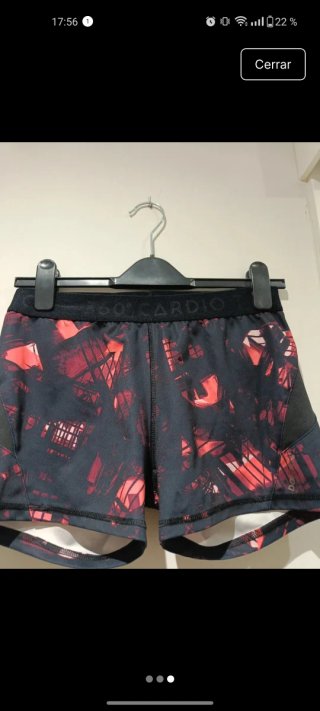 Pantalón corto deportivo mujer estampado