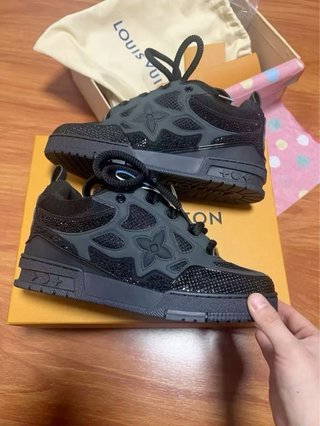 Scarpe Louis Vuitton Nere e Argento