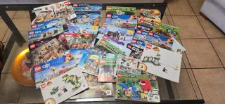 2 Scatole LEGO Varie + Manuali