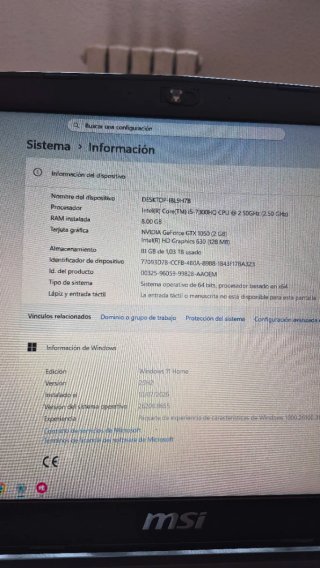 Portátil gaming MSI - Intel, RTX, SSD