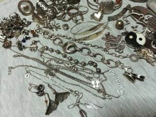 Lote Joyas Plata Variadas 358 gramos
