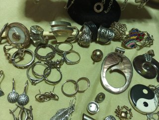Lote Joyas Plata Variadas 410.2 gramos