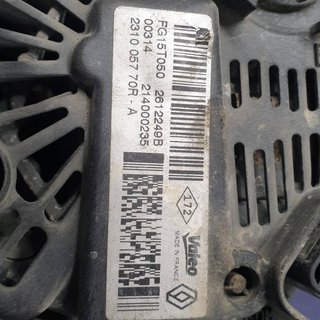 ALTERNADOR DACIA DACIA DUSTER 2010-2018