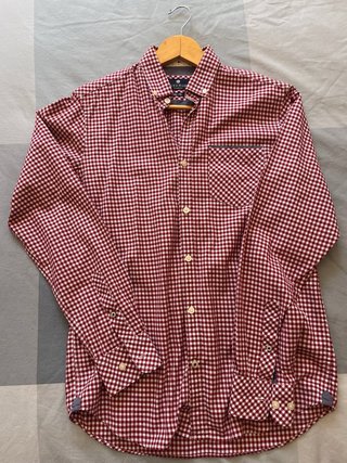 Camisa Zara Slim Fit Estampada Talla S