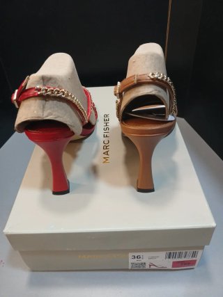 Talla 36 y 36,5 Sandalias Marc Fisher Tacón