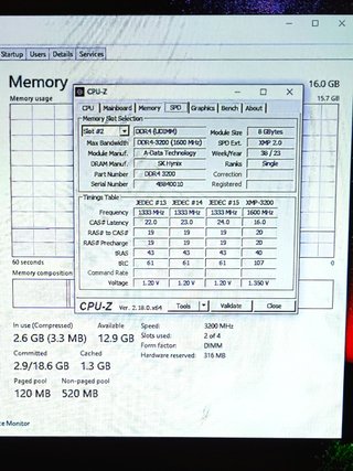 XPG 16GB 3200MHz 2x8GB Adata Gammix D10 Ram DDR4