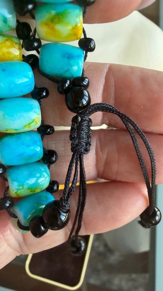 Pulsera de Cuentas de Comercio antiguas siglo:XIX