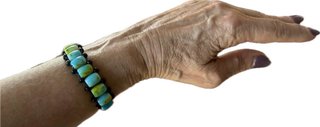 Pulsera de Cuentas de Comercio antiguas siglo:XIX