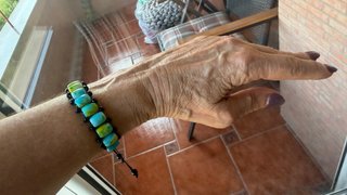 Pulsera de Cuentas de Comercio antiguas siglo:XIX