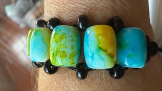 Pulsera de Cuentas de Comercio antiguas siglo:XIX