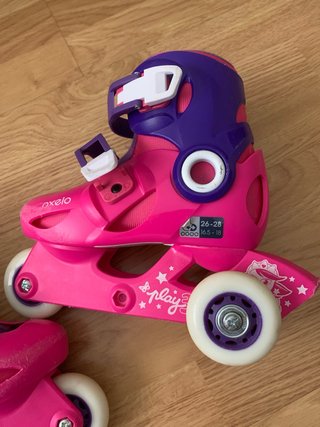 Patines Oxelo 26-28 (16.5-18cm) con  protecciones