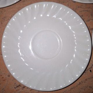 6 Tazas de Café de Porcelana Blancas