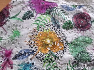 Vestido Desigual Blanco Multicolor